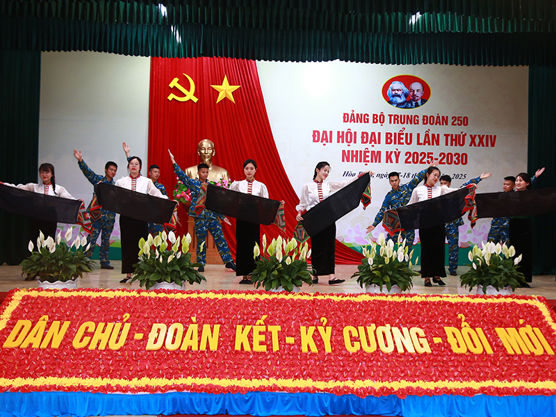Đảng bộ Trung đoàn Tên lửa 250 tổ chức thành công Đại hội đại biểu lần thứ XXIV, nhiệm kỳ 2025-2030