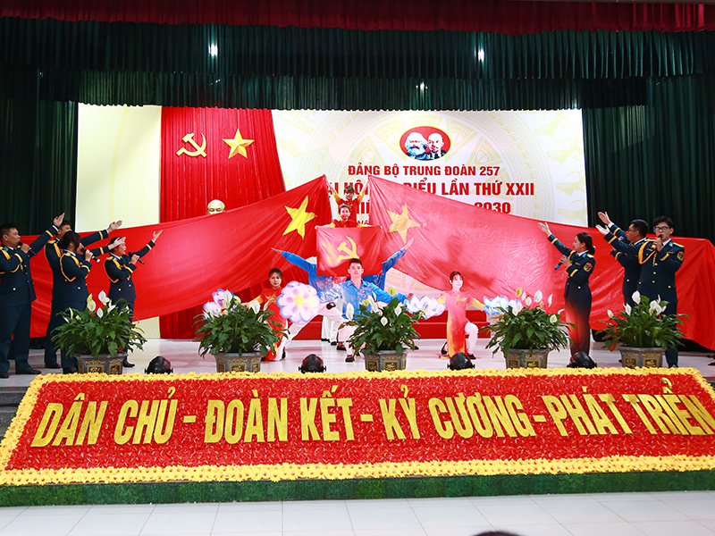 Đảng bộ Trung đoàn Tên lửa 257 tổ chức Đại hội đại biểu lần thứ XXII, nhiệm kỳ 2025-2030
