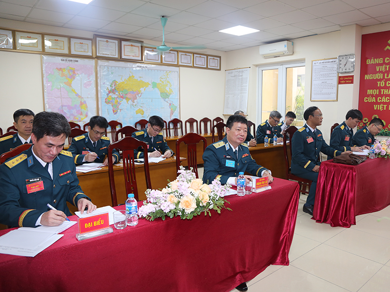 Chi bộ Phòng Bảo vệ an ninh, Cục Chính trị PK-KQ tổ chức Đại hội nhiệm kỳ 2025-2030