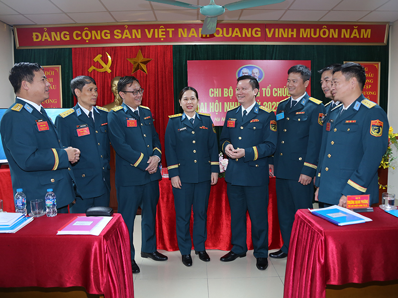 Chi bộ Phòng Tổ chức, Cục Chính trị PK-KQ tổ chức Đại hội nhiệm kỳ 2025-2030