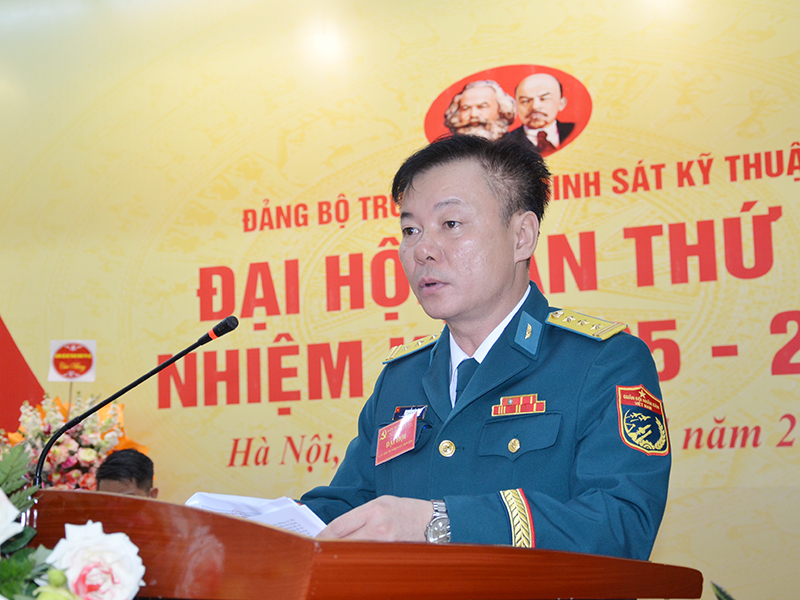 Trung tâm Trinh sát kỹ thuật, Bộ Tham mưu PK-KQ tổ chức thành công Đại hội đại biểu lần thứ III nhiệm kỳ 2025-2030