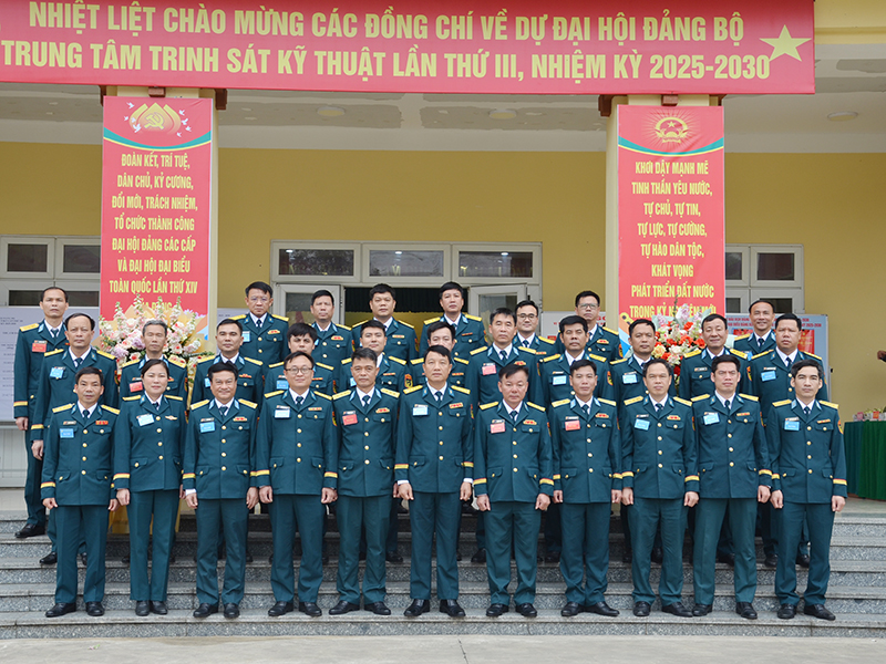Trung tâm Trinh sát kỹ thuật, Bộ Tham mưu PK-KQ tổ chức thành công Đại hội đại biểu lần thứ III nhiệm kỳ 2025-2030