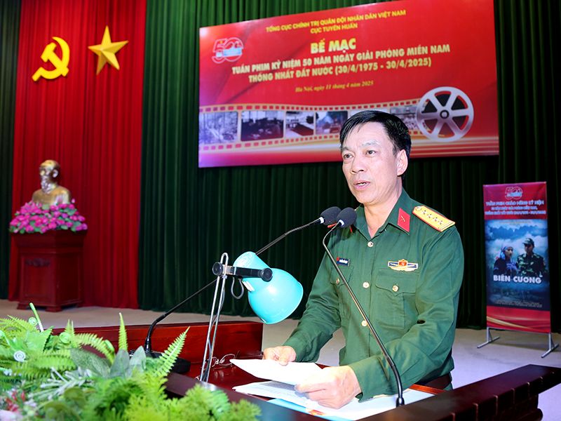 Cục Tuyên huấn, Tổng cục Chính trị QDDND Việt Nam bế mạc tuần phim kỷ niệm 50 năm ngày giải phóng Miền Nam thống nhất đất nước