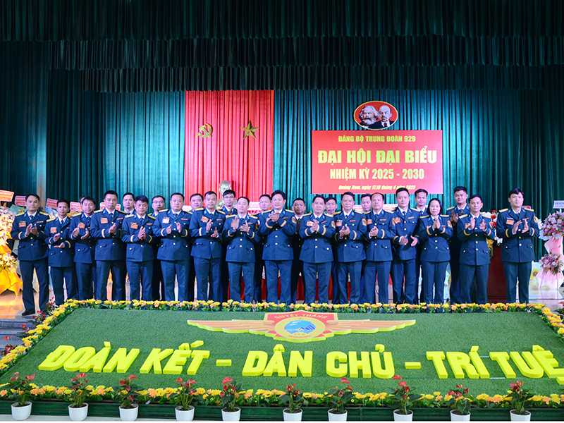 Đảng bộ Trung đoàn 929 tổ chức thành công Đại hội đại biểu Đảng bộ nhiệm kỳ 2025 - 2030