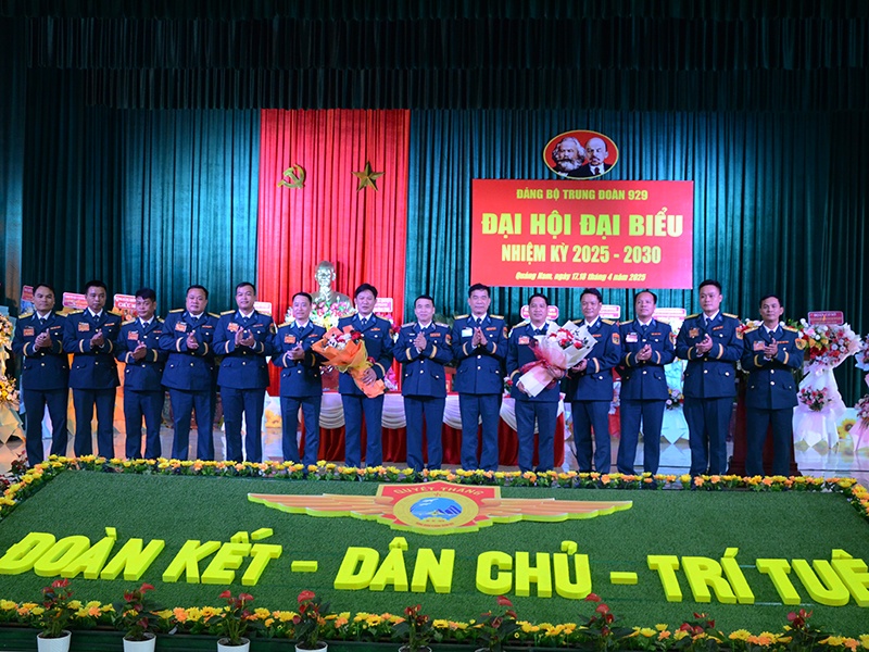 Đảng bộ Trung đoàn 929 tổ chức thành công Đại hội đại biểu Đảng bộ nhiệm kỳ 2025 - 2030
