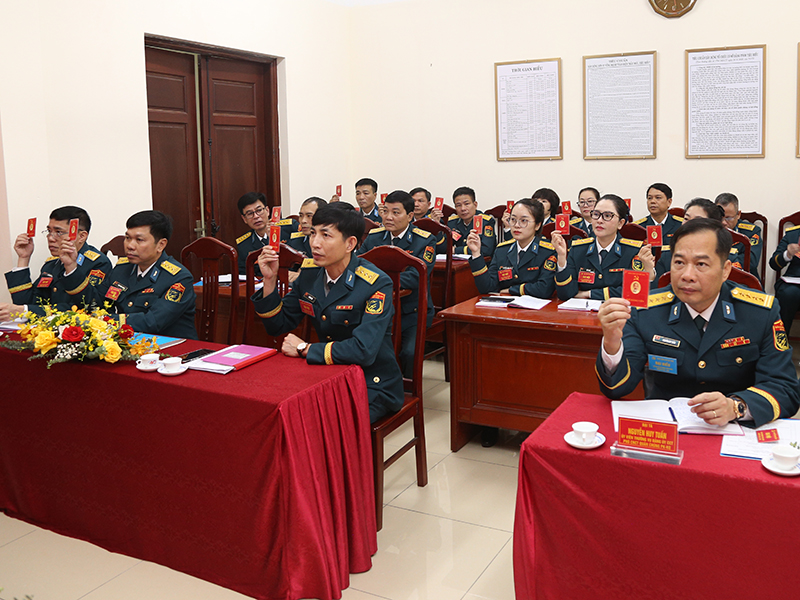 Chi bộ Phòng Tuyên huấn Quân chủng Phòng không - Không quân tổ chức Đại hội nhiệm kỳ 2025-2030