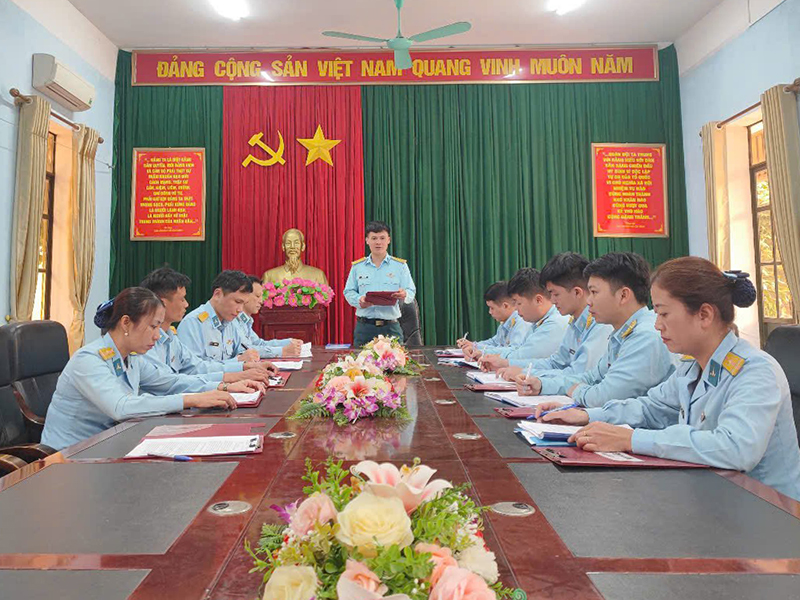 Đảng ủy Trung đoàn 218 chuẩn bị tốt các văn kiện đại hội Đảng