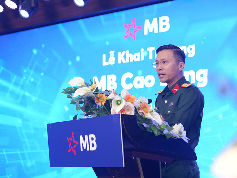 MB mở rộng mạng lưới phía Bắc với chi nhánh Cao Bằng, thúc đẩy đầu tư và phát triển bền vững.