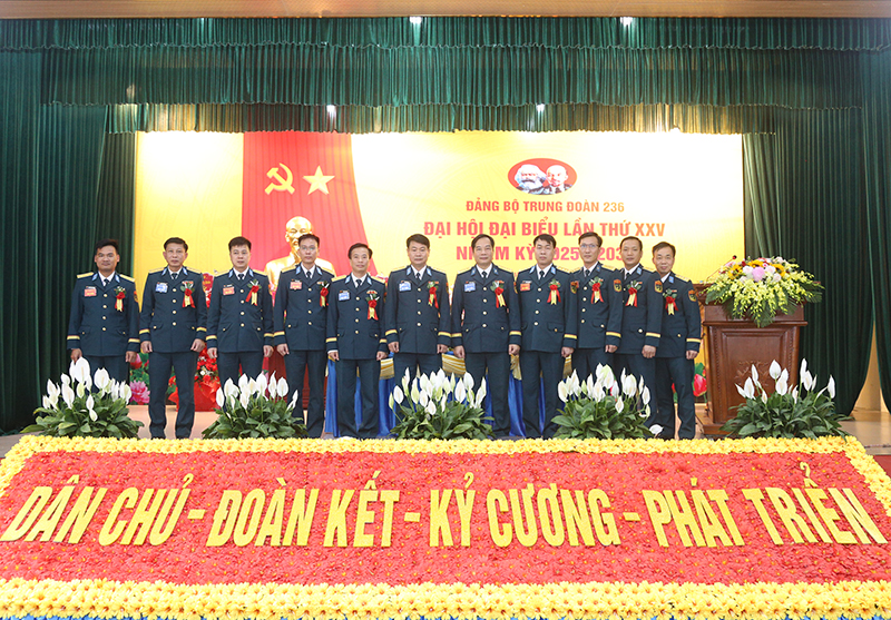 Đảng bộ Trung đoàn 236 tổ chức thành công Đại hội đại biểu Đảng bộ nhiệm kỳ 2025-2030