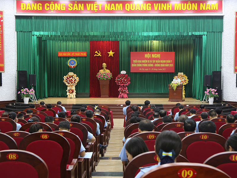Quân chủng Phòng không - Không quân tổ chức Hội nghị triển khai nhiệm vụ và tập huấn công tác Quân y năm 2025