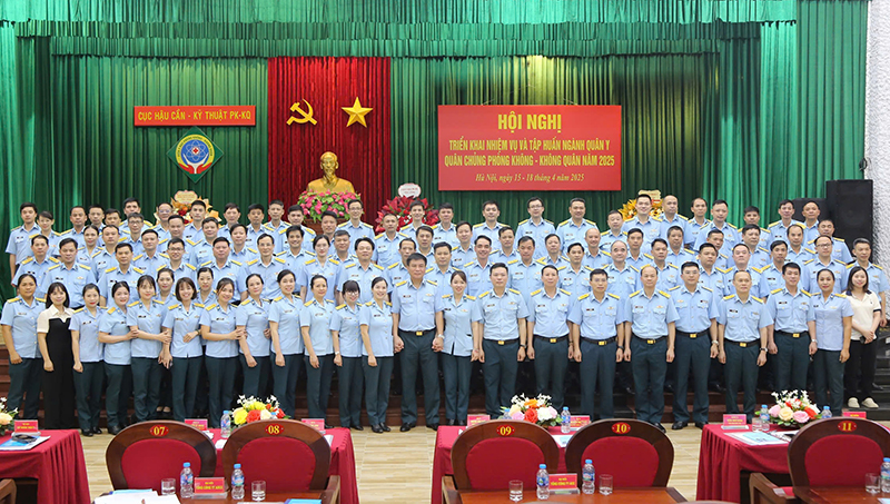 Quân chủng Phòng không - Không quân tổ chức Hội nghị triển khai nhiệm vụ và tập huấn công tác Quân y năm 2025