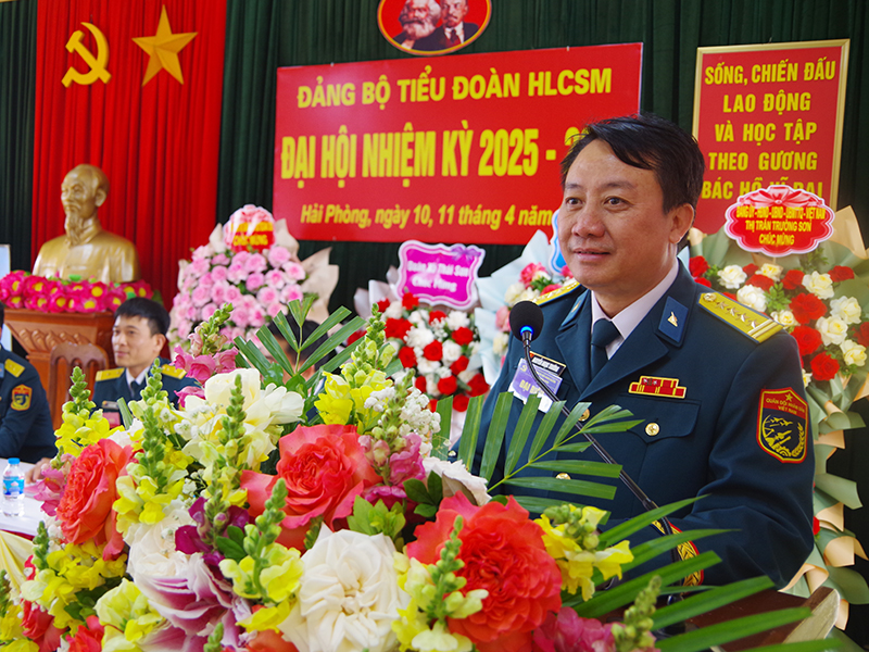 Đảng bộ Tiểu đoàn Huấn luyện chiến sĩ mới tổ chức Đại hội nhiệm kỳ 2025 - 2030