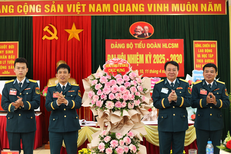 Đảng bộ Tiểu đoàn Huấn luyện chiến sĩ mới tổ chức Đại hội nhiệm kỳ 2025 - 2030