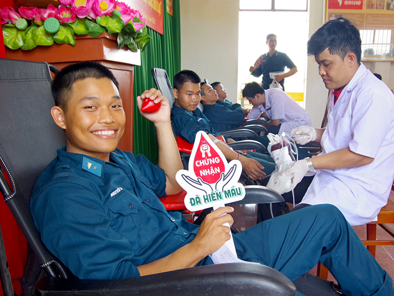 Sư đoàn 377 tổ chức Ngày hội hiến máu tình nguyện năm 2025