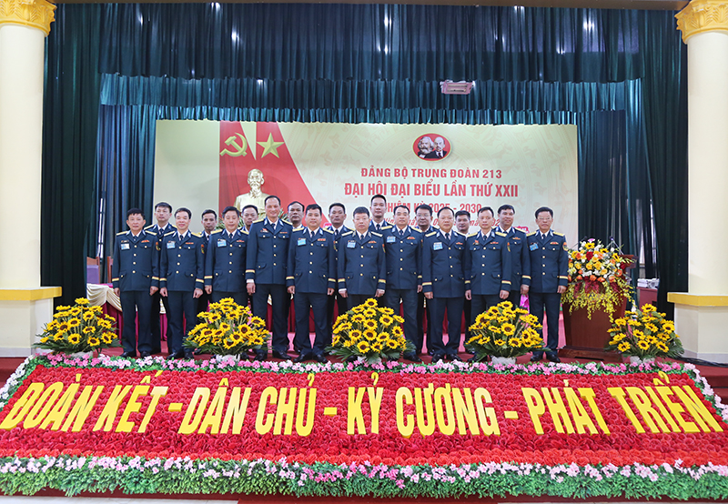 Đảng bộ Trung đoàn 213 tổ chức thành công Đại hội đại biểu nhiệm kỳ 2025-2030