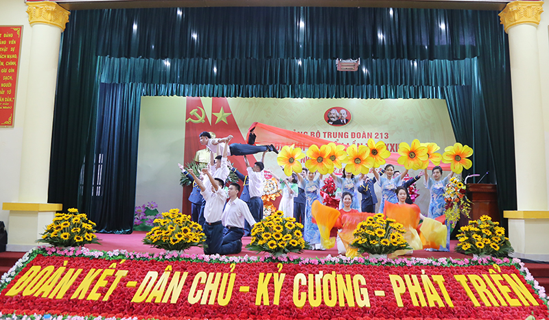 Đảng bộ Trung đoàn 213 tổ chức thành công Đại hội đại biểu nhiệm kỳ 2025-2030
