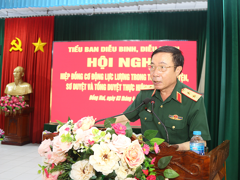Tiểu ban Diễu binh, diễu hành tổ chức Hội nghị Hiệp đồng cơ động lực lượng trong tổng hợp luyện, sơ duyệt và tổng duyệt thực hiện nhiệm vụ A50