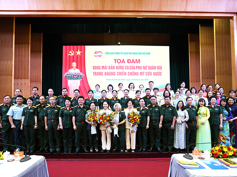 Tổng cục Chính trị tổ chức Tọa đàm “Vang mãi bản hùng ca của Phụ nữ Quân đội trong kháng chiến chống Mỹ, cứu nước”