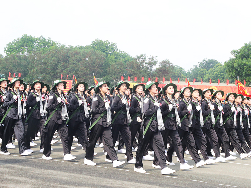 Tổng hợp luyện diễu binh, diễu hành kỷ niệm 50 năm ngày giải phóng miền Nam, thống nhất đất nước