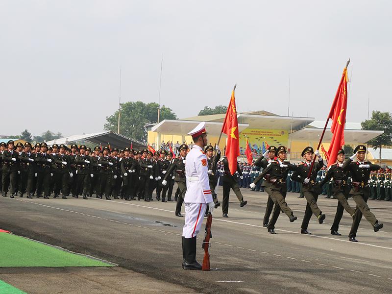 Tổng hợp luyện diễu binh, diễu hành kỷ niệm 50 năm ngày giải phóng miền Nam, thống nhất đất nước