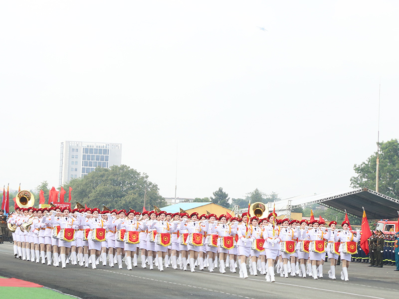 Tổng hợp luyện diễu binh, diễu hành kỷ niệm 50 năm ngày giải phóng miền Nam, thống nhất đất nước