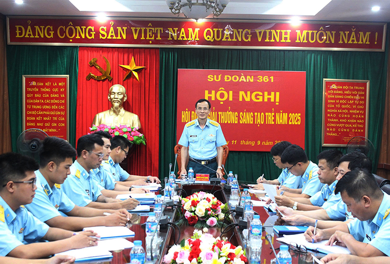 Sư đoàn 361 tổ chức họp Hội đồng Giải thưởng Sáng tạo trẻ năm 2025