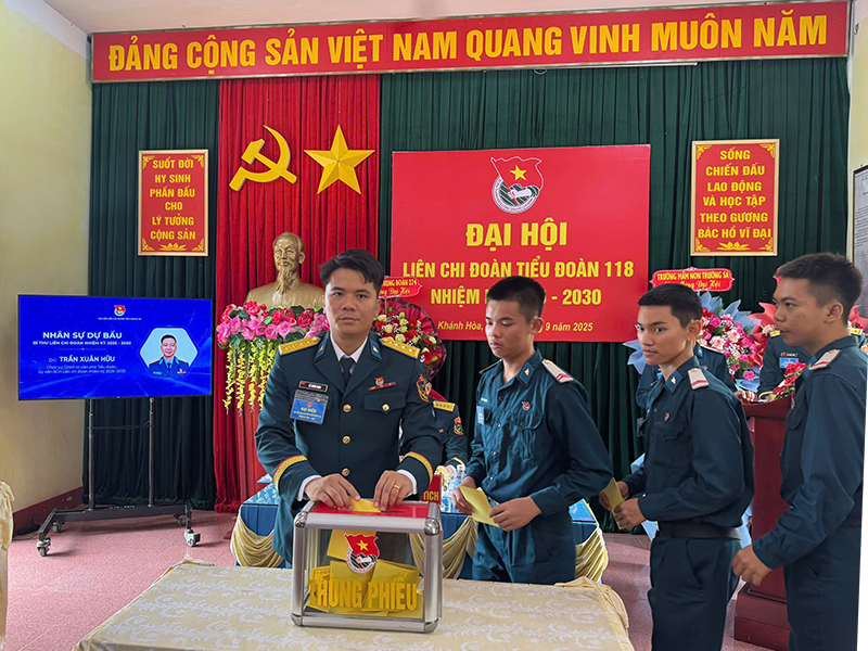 Liên Chi đoàn Tiểu đoàn 118, Trung đoàn 274 tổ chức Đại hội nhiệm kỳ 2025-2030