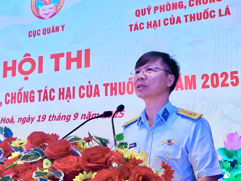 Trường Sĩ quan Không quân tổ chức Hội thi Tuyên truyền phòng, chống tác hại của thuốc lá năm 2025