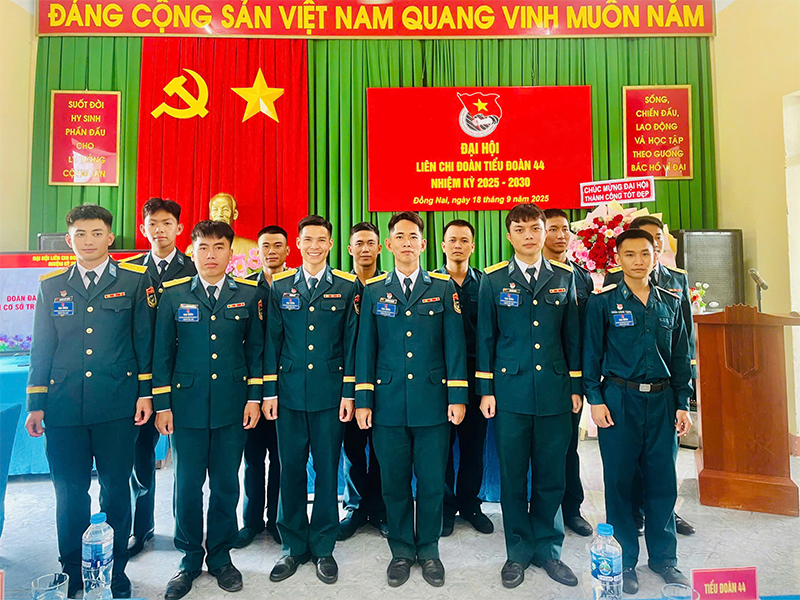 Liên chi đoàn Tiểu đoàn 44, Trung đoàn 263 tổ chức Đại hội nhiệm kỳ 2025-2030