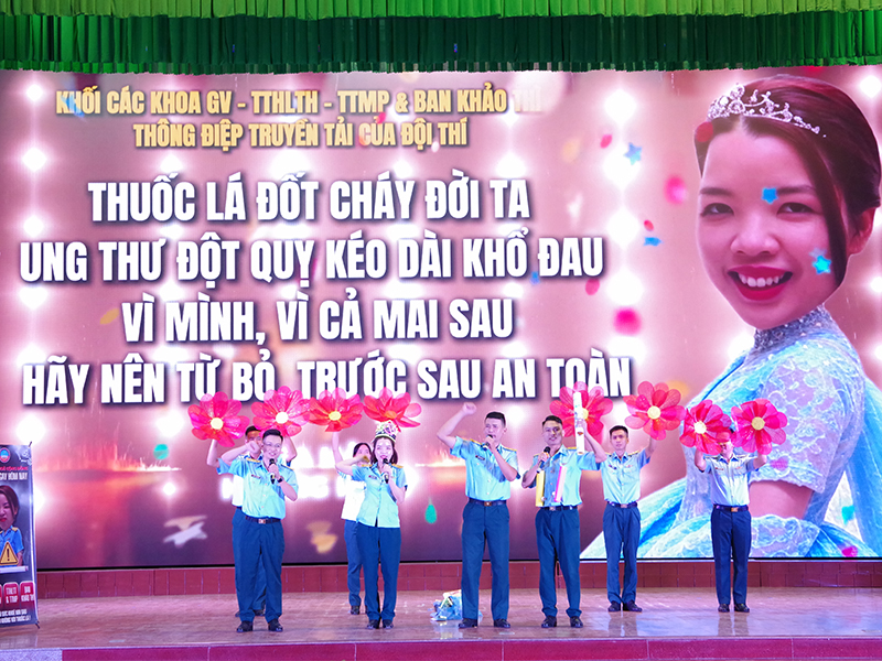 Trường Sĩ quan Không quân tổ chức Hội thi Tuyên truyền phòng, chống tác hại của thuốc lá năm 2025