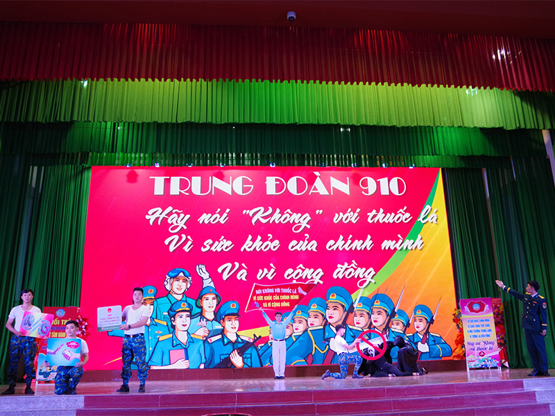 Trường Sĩ quan Không quân tổ chức Hội thi Tuyên truyền phòng, chống tác hại của thuốc lá năm 2025