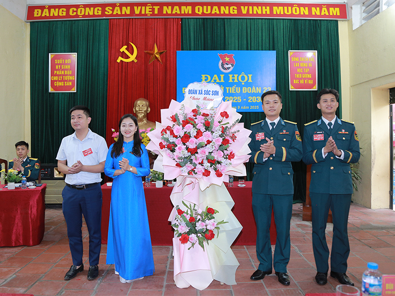 Đoàn cơ sở Tiểu đoàn Phòng hóa 23 tổ chức thành công Đại hội nhiệm kỳ 2025-2030
