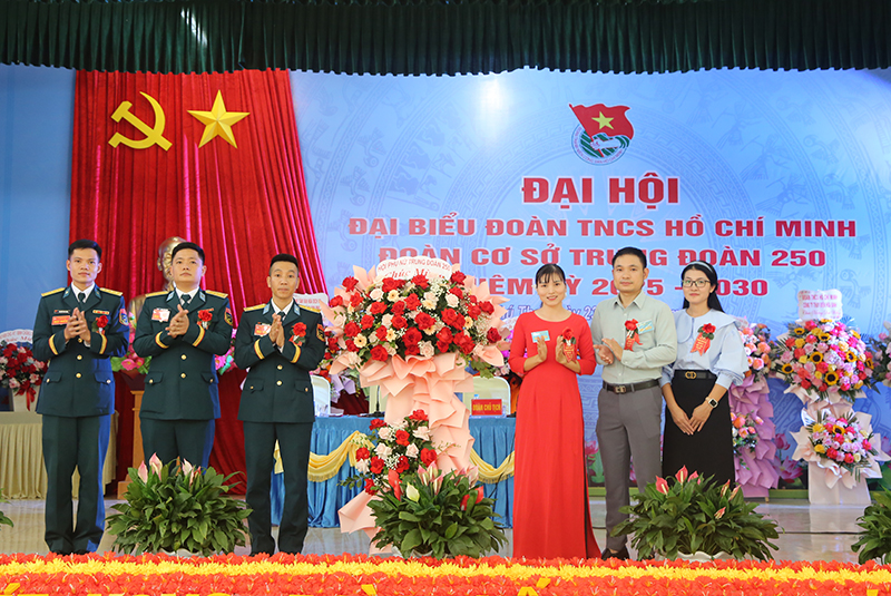 Đoàn cơ sở Trung đoàn 250 tổ chức Đại hội đại biểu Đoàn Thanh niên Cộng sản Hồ Chí Minh nhiệm kỳ 2025-2030