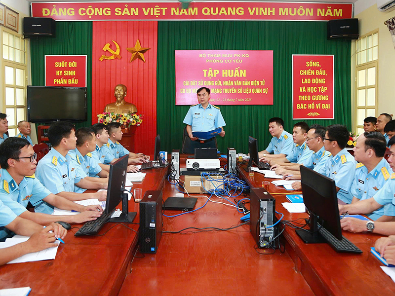Xây dựng ngành Cơ yếu Quân chủng Phòng không - Không quân “tinh, gọn, mạnh, hiện đại”, ngang tầm nhiệm vụ