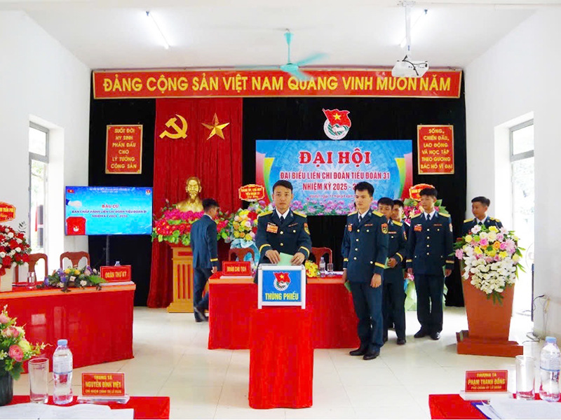 Liên Chi đoàn Tiểu đoàn 31, Lữ đoàn 28 tổ chức thành công Đại hội đại biểu Liên chi đoàn nhiệm kỳ 2025-2030.