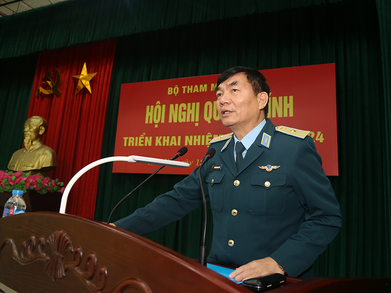Bộ Tham mưu Quân chủng Phòng không - Không quân tổ chức Hội nghị quân chính triển khai nhiệm vụ năm 2024