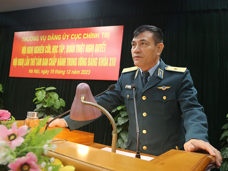 Các Đảng ủy trực thuộc Đảng bộ Quân chủng PK-KQ nghiên cứu, học tập, quán triệt Nghị quyết Hội nghị lần thứ Tám, BCH Trung ương Đảng khóa XIII