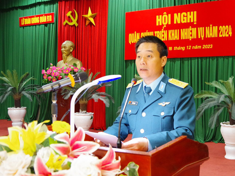 Lữ đoàn 918 tổ chức Hội nghị quân chính triển khai nhiệm vụ năm 2024