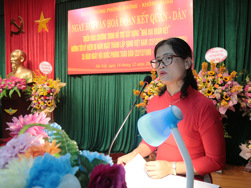 Quân chủng Phòng không - Không quân tổ chức Ngày Hội văn hóa đoàn kết quân - dân và triển khai Chương trình hỗ trợ xây dựng “Nhà đại đoàn kết”