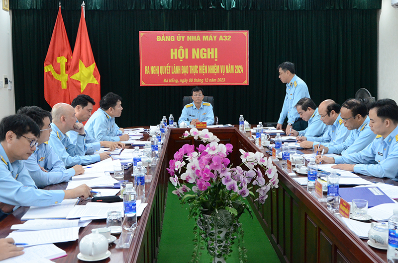 Các Đảng ủy trực thuộc Đảng bộ Quân chủng PK-KQ ra nghị quyết lãnh đạo thực hiện nhiệm vụ năm 2024