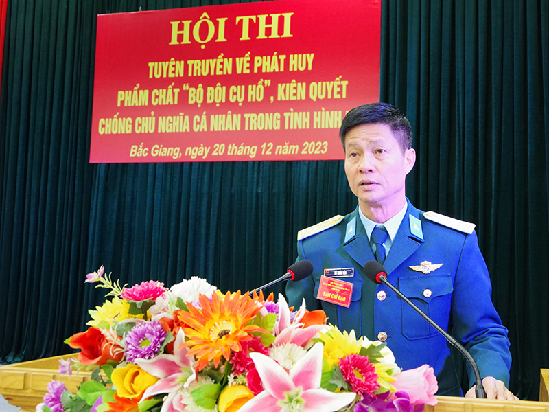 Sư đoàn 365 tổ chức Hội thi tuyên truyền phát huy phẩm chất “Bộ đội Cụ Hồ”, kiên quyết chống chủ nghĩa cá nhân trong tình hình mới
