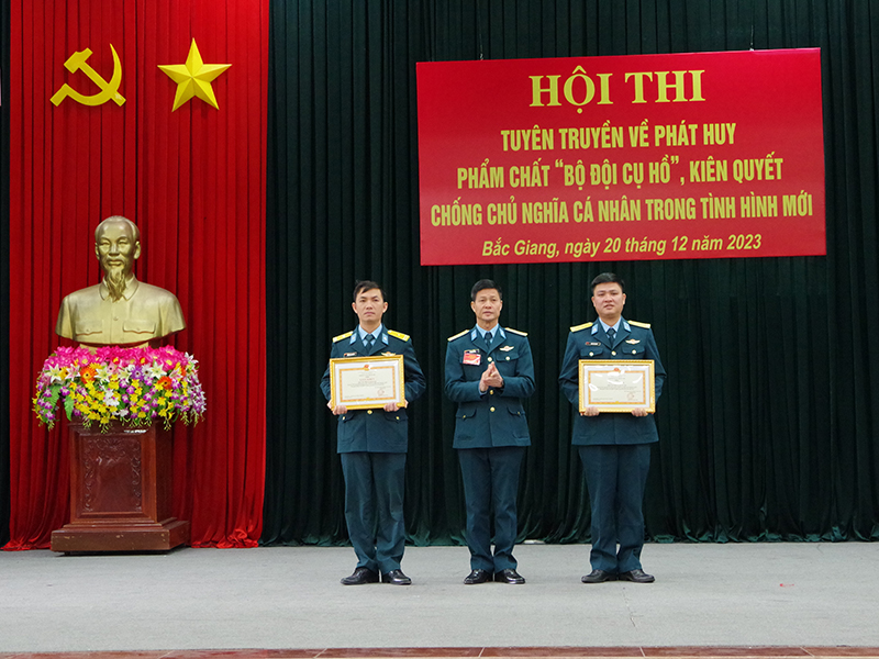 Sư đoàn 365 tổ chức Hội thi tuyên truyền phát huy phẩm chất “Bộ đội Cụ Hồ”, kiên quyết chống chủ nghĩa cá nhân trong tình hình mới