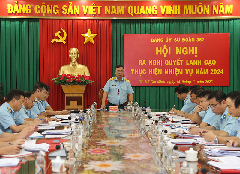 Các Đảng ủy trực thuộc Đảng bộ Quân chủng PK-KQ ra nghị quyết lãnh đạo thực hiện nhiệm vụ năm 2024