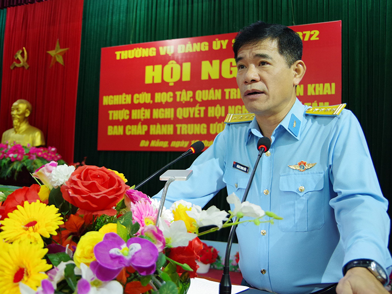 Thường vụ Đảng ủy Sư đoàn 372 tổ chức Hội nghị nghiên cứu, học tập, quán triệt và triển khai thực hiện Nghị quyết Hội nghị lần thứ Tám Ban chấp hành Trung ương Đảng khóa XIII