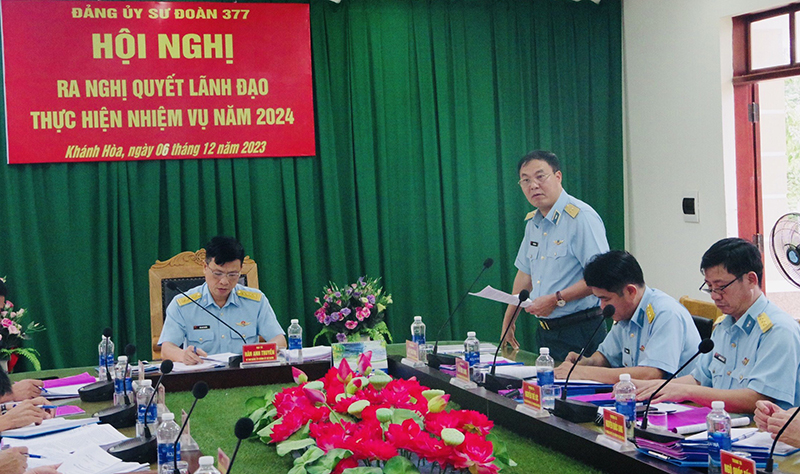Các Đảng ủy trực thuộc Đảng bộ Quân chủng PK-KQ ra nghị quyết lãnh đạo thực hiện nhiệm vụ năm 2024