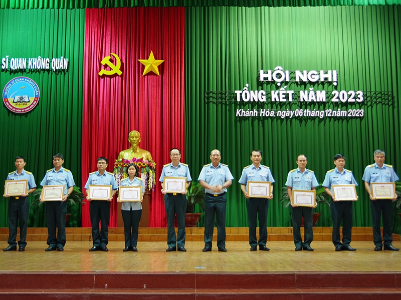 Trường Sĩ quan Không quân tổ chức Hội nghị tổng kết năm 2023