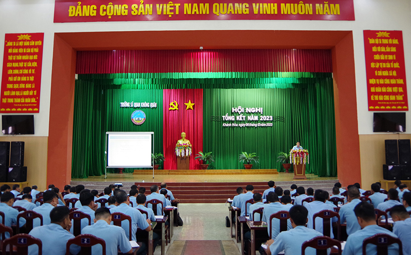 Trường Sĩ quan Không quân tổ chức Hội nghị tổng kết năm 2023