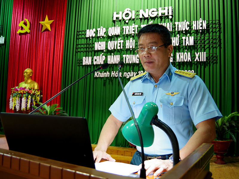 Các Đảng ủy trực thuộc Đảng bộ Quân chủng PK-KQ nghiên cứu, học tập, quán triệt Nghị quyết Hội nghị lần thứ Tám, BCH Trung ương Đảng khóa XIII