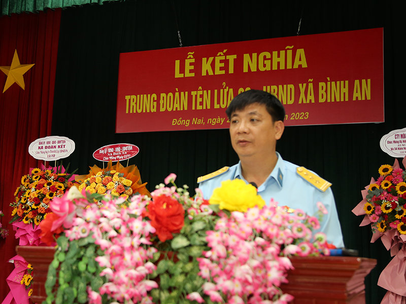 Trung đoàn 93 tổ chức Lễ kết nghĩa với UBND xã Bình An