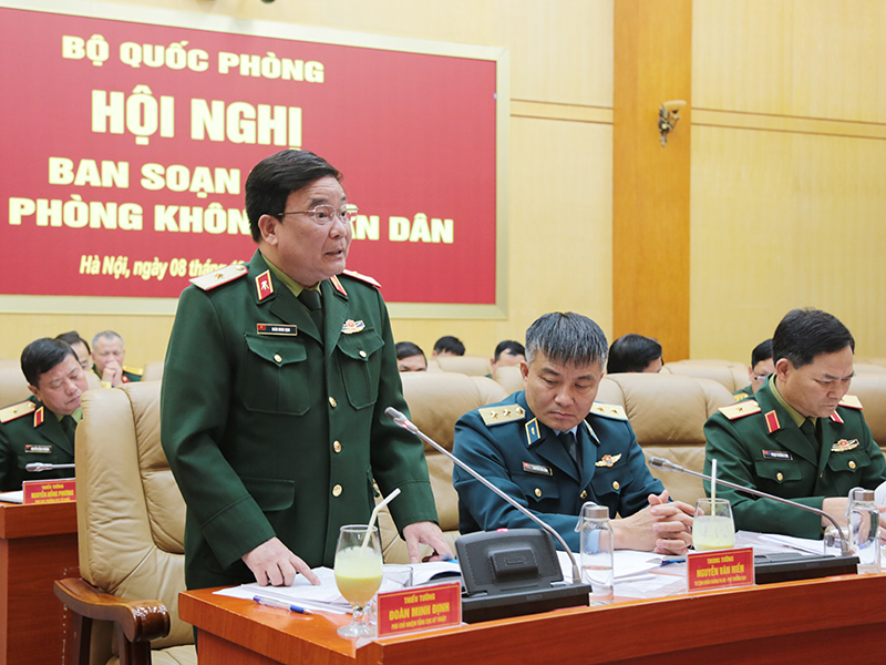 Bộ Quốc phòng tổ chức Hội nghị Ban Soạn thảo Luật Phòng không nhân dân